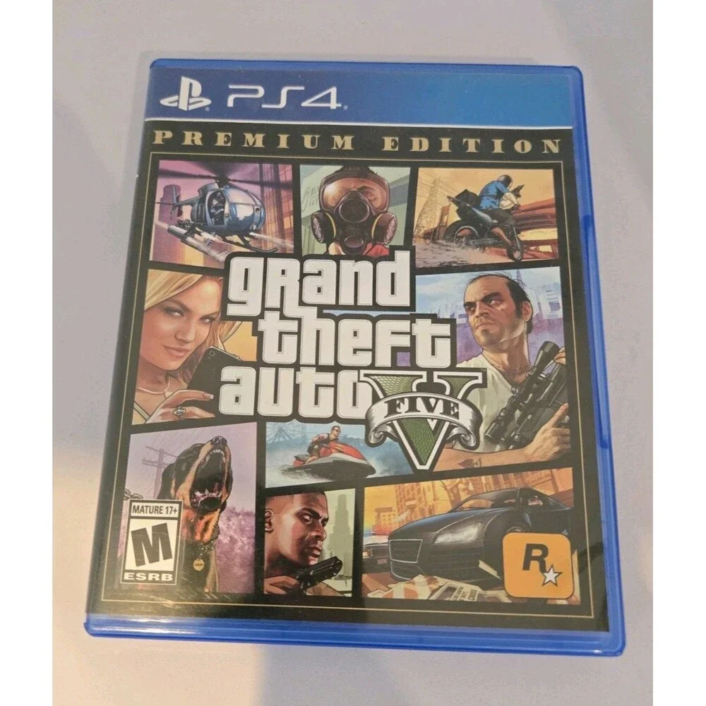 Grand Theft Auto V PS4 Game Instruction Manual